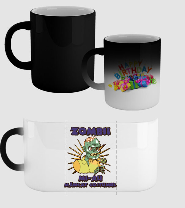 Zombii mi-au mâncat costumul model negru pe tricou