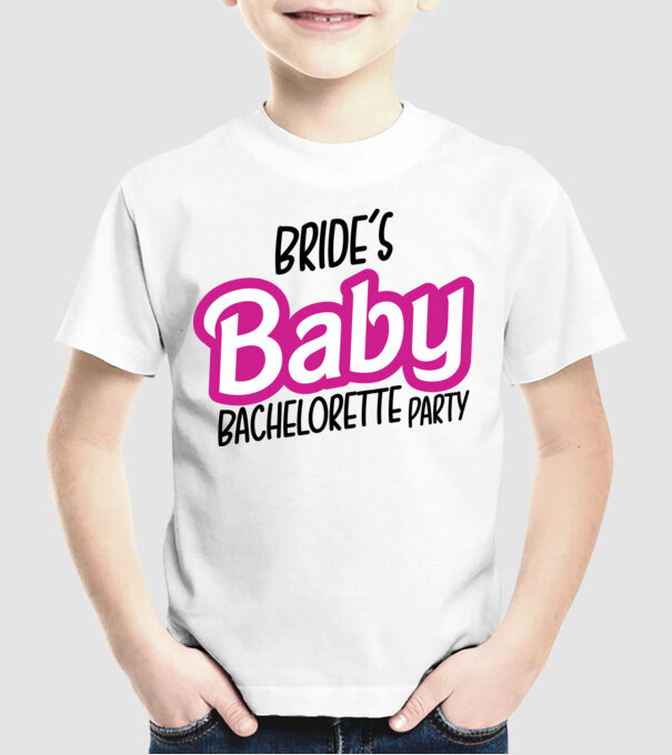 Bride Barbies baby model alb pe tricou