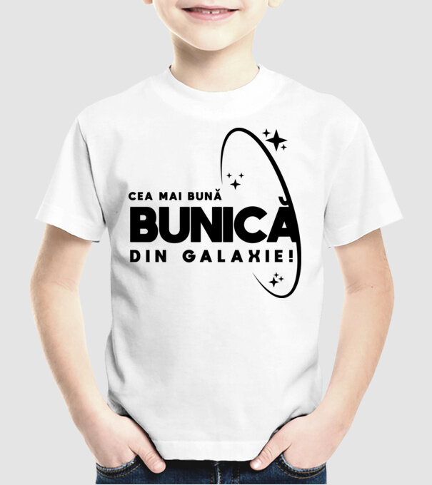 Cea mai bună mamă din Galaxie! model alb pe tricou