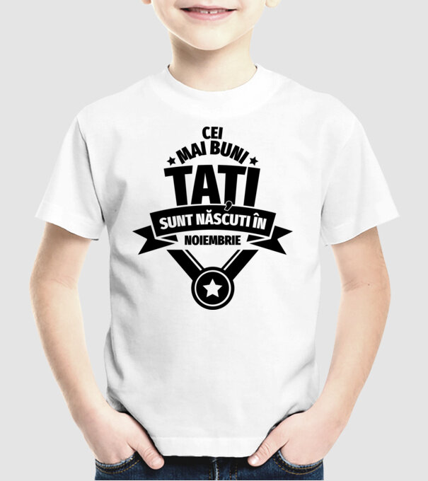 Cei mai buni Tați sunt născuți în martie. model alb pe tricou