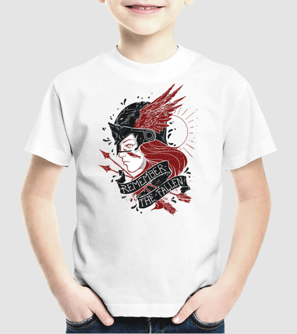 Graffiti model alb pe tricou