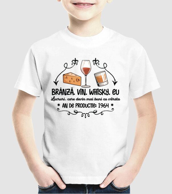 Lucruri, care devin mai buni cu vârsta 1964 60 de ani model alb pe tricou