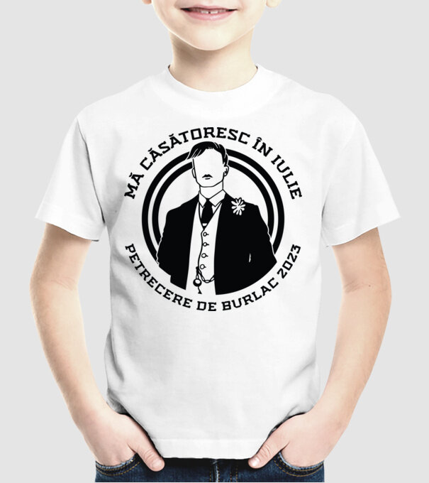 mă căsătoresc în iulie model alb pe tricou