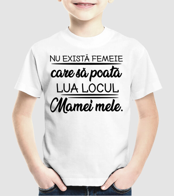 Nu exista femeie model alb pe tricou