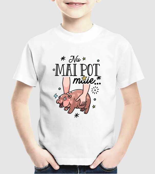 Nu mai pot muie... model alb pe tricou