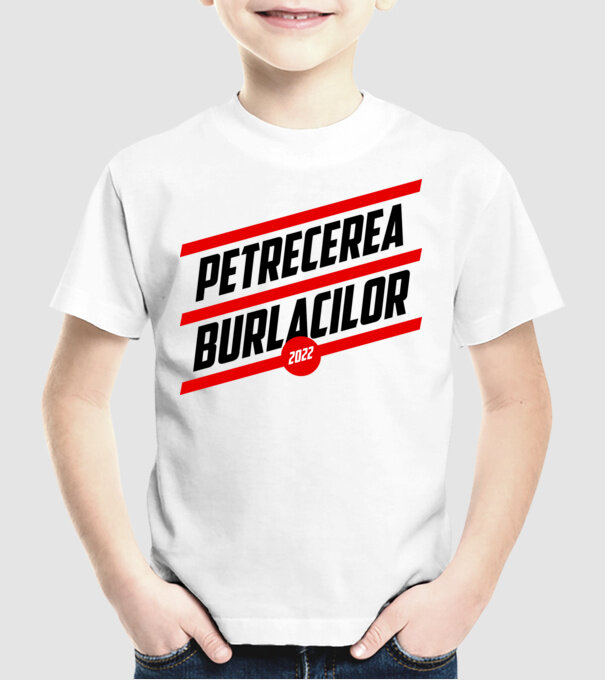petrecerea burlacilor model alb pe tricou