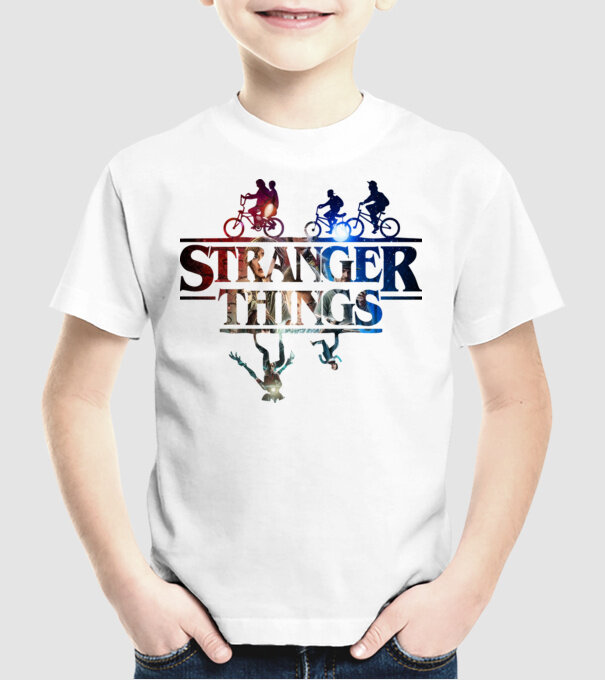 stranger things quote poster2 model alb pe tricou