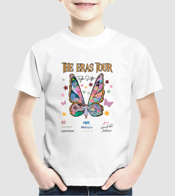 Taylor Swift eras fairy model alb pe tricou