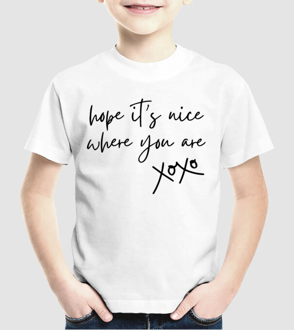 Taylor Swift hope its nice where you are model alb pe tricou