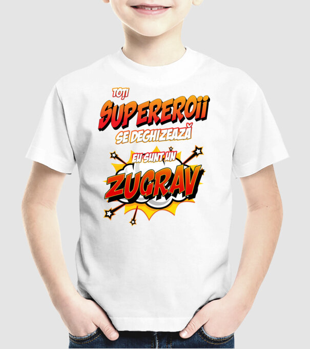 toți supereroii se deghizează, eu sunt un zugrav model alb pe tricou