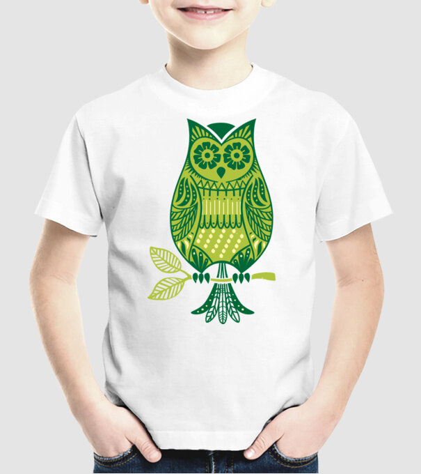 BUFNIȚĂ model alb pe tricou