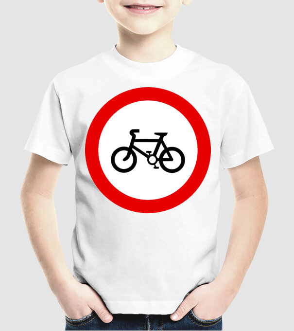 Pistă pentru Biciclete model alb pe tricou