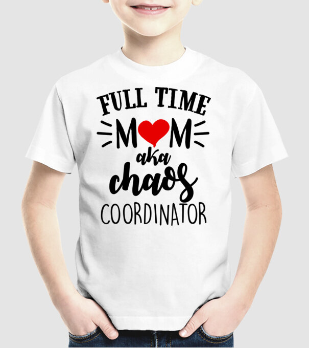 Chaos Coordinator model alb pe tricou