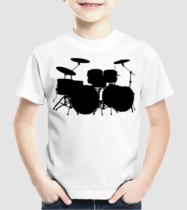 drum model alb pe tricou