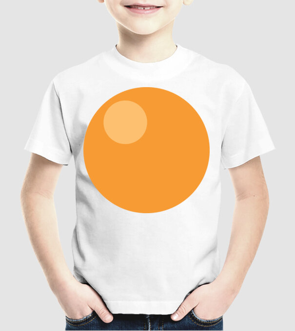 Ouă carnaval model alb pe tricou