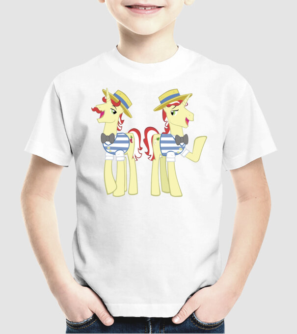 Flim Flam Brothers model alb pe tricou