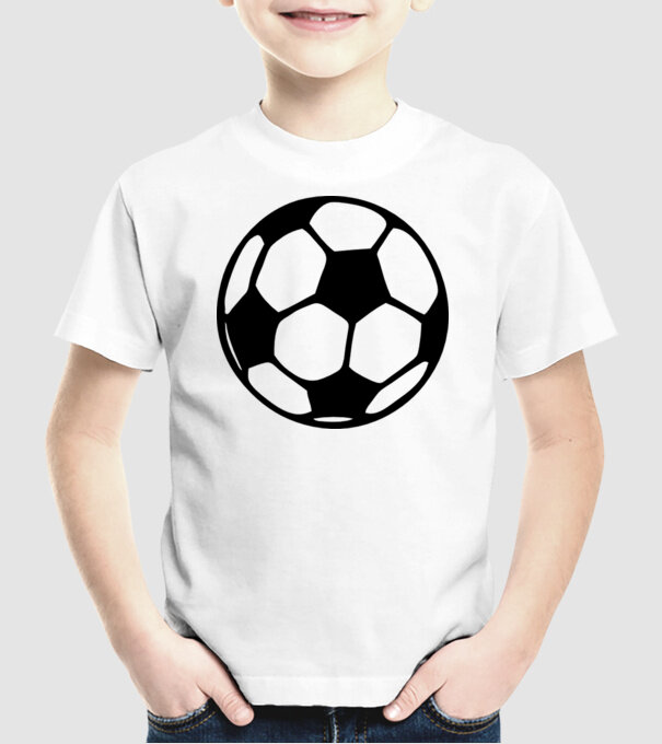 minge fotbal model alb pe tricou
