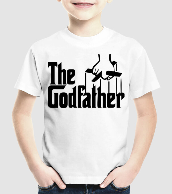 Godfather model alb pe tricou
