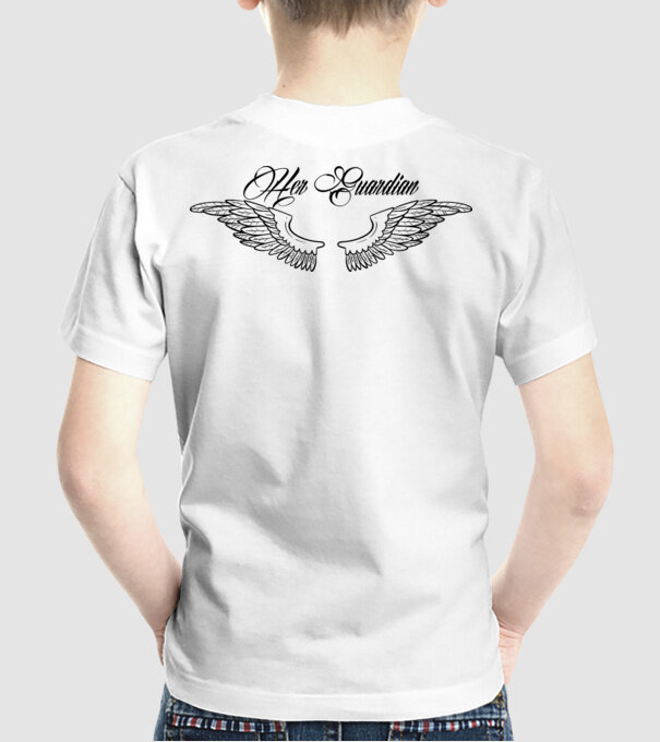 Her Guardian 2 model alb pe tricou
