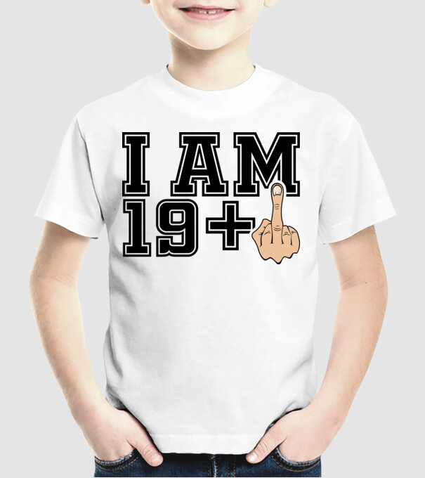 Funny Birthday I am 20 model alb pe tricou