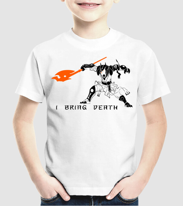 I bring death model alb pe tricou