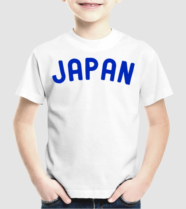 Japan model alb pe tricou