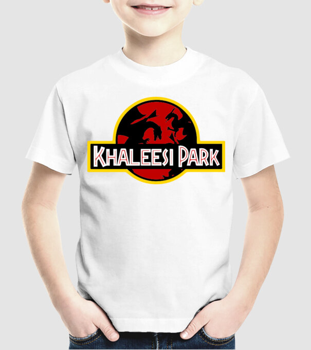 Khaleesi Park model alb pe tricou