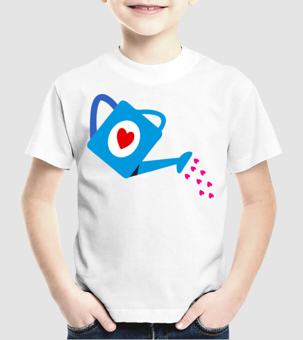 Cană de stropit model alb pe tricou