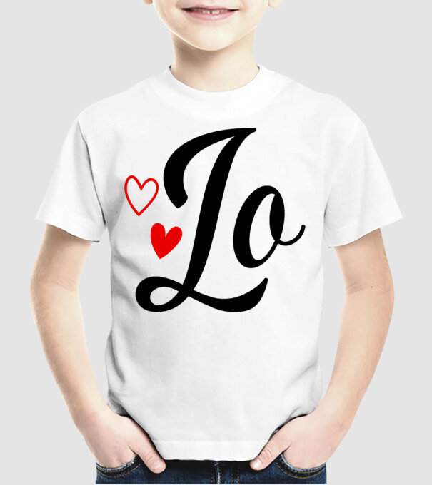 Cuplu LOVE model alb pe tricou