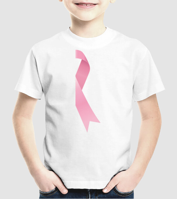 Panglică mare model alb pe tricou