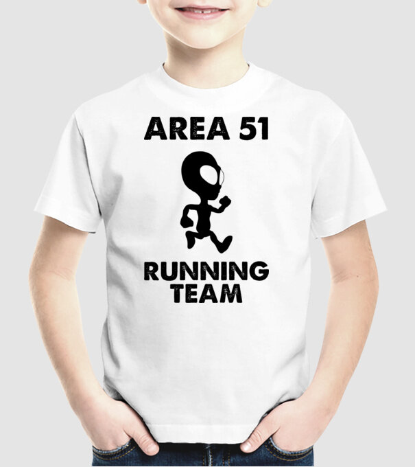 Storm area 51 running team black model alb pe tricou
