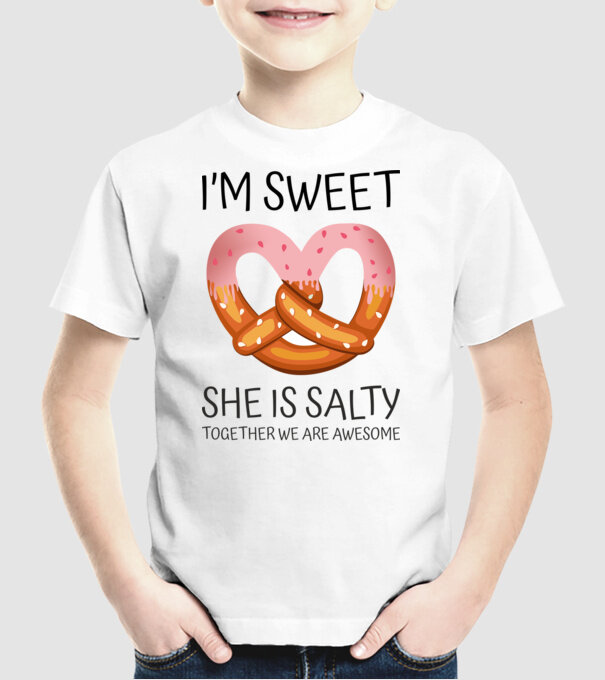 Sweet Friend model alb pe tricou