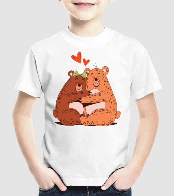 URȘI ÎNDRĂGOSTIȚI 3 model alb pe tricou