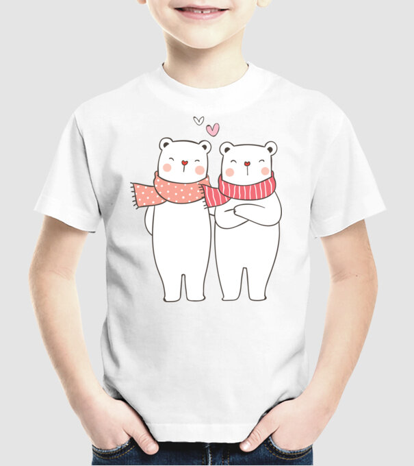 URȘI ÎNDRĂGOSTIȚI 4 model alb pe tricou