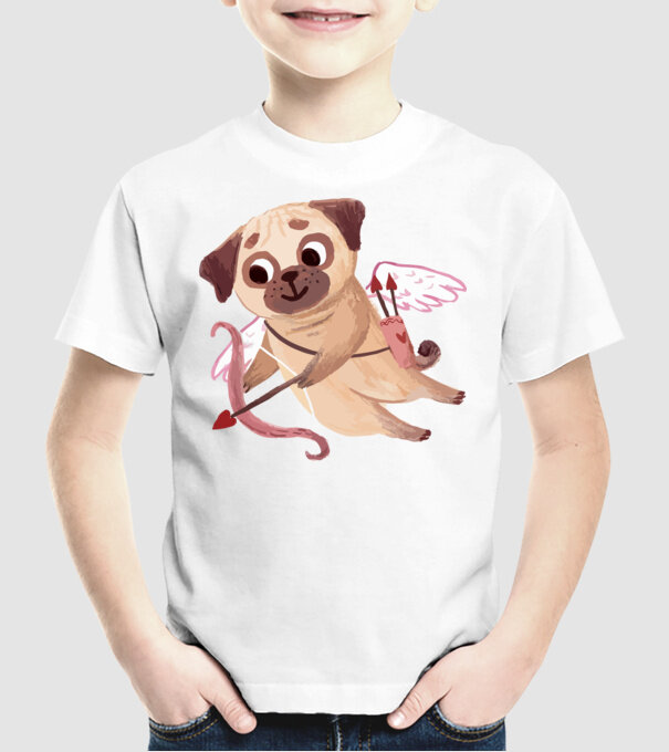 MOPȘI ÎNDRĂGOSTIȚI 3 model alb pe tricou
