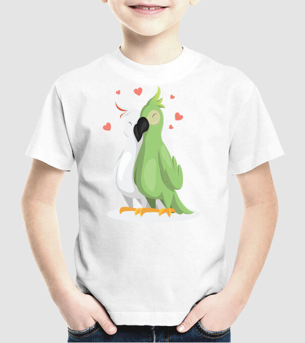 LENEȘI ÎNDRĂGOSTIȚI model alb pe tricou