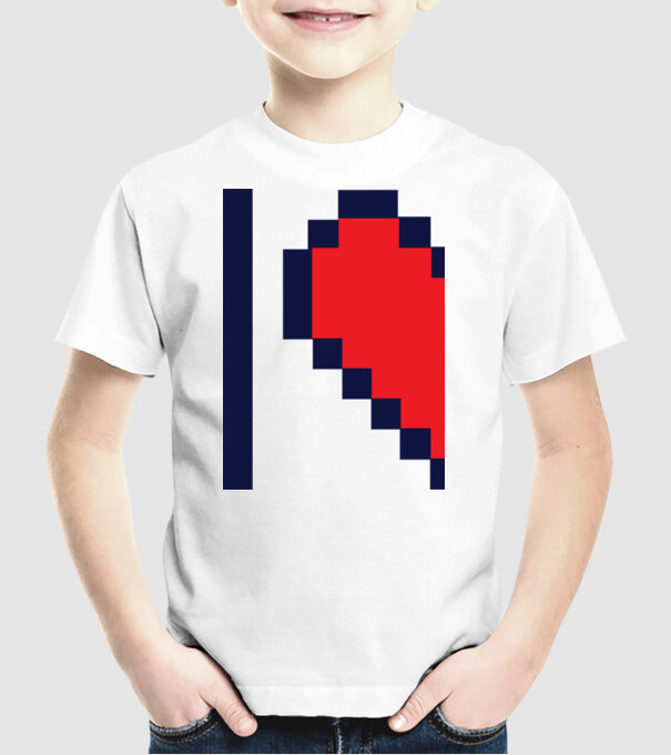 Dragoste model alb pe tricou