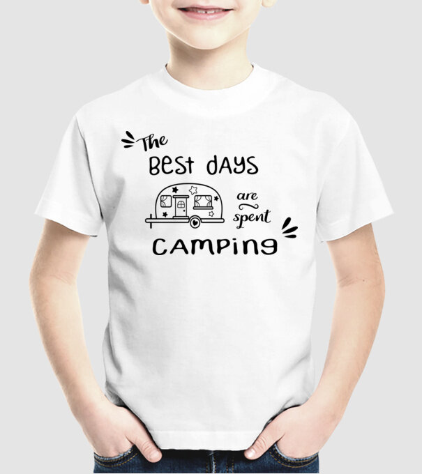 The best days model alb pe tricou