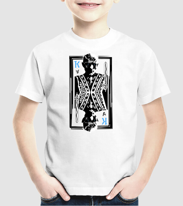 The Winter King model alb pe tricou