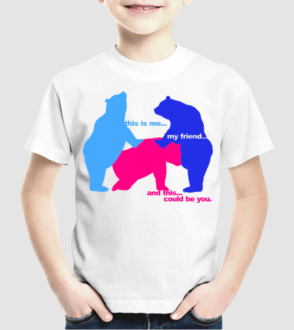 This is me... model alb pe tricou