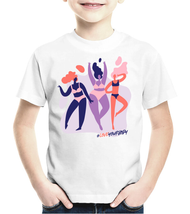  model  pe tricou