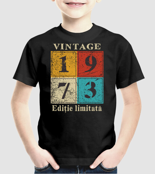 1973 - Ediție limitată model negru pe tricou