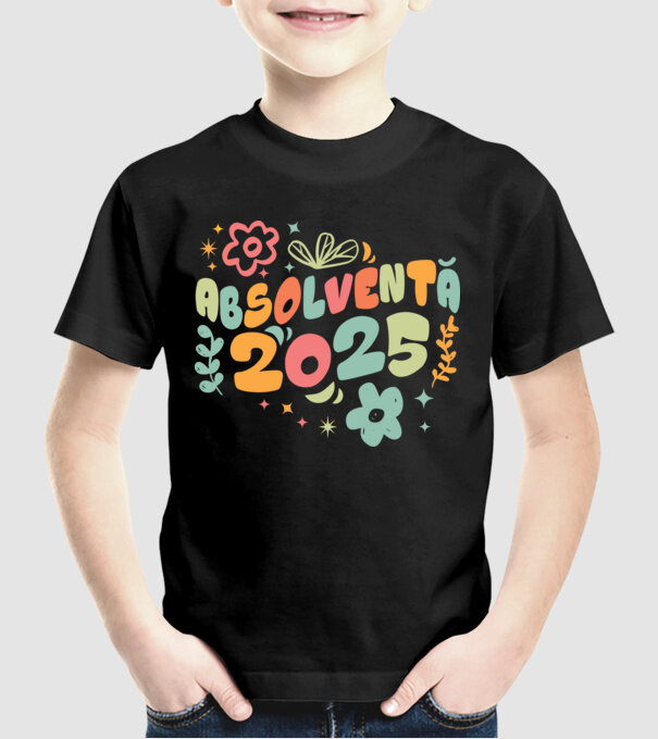 Absolventă 2025 model negru pe tricou