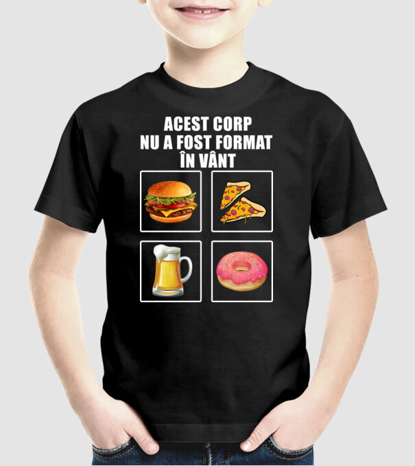 acest corp nu a fost format în vânt model negru pe tricou