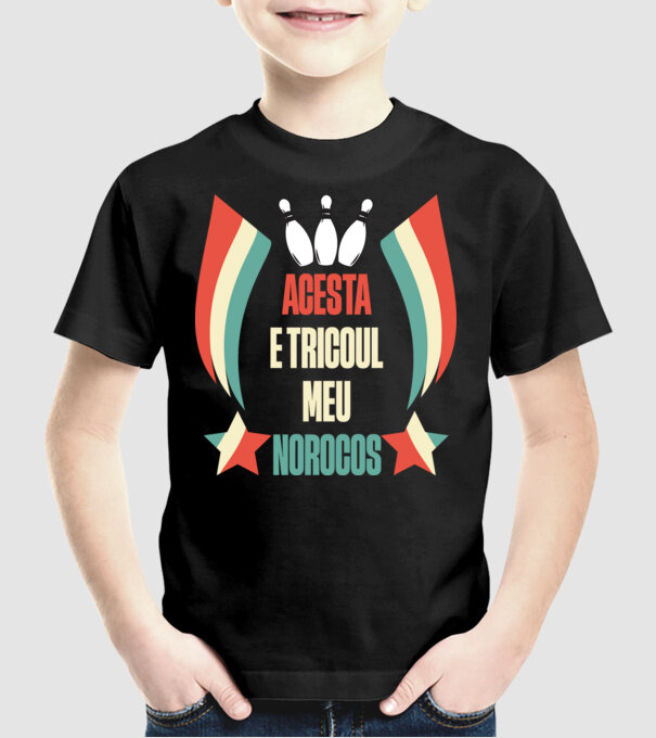 acesta e tricoul meu norocos model negru pe tricou