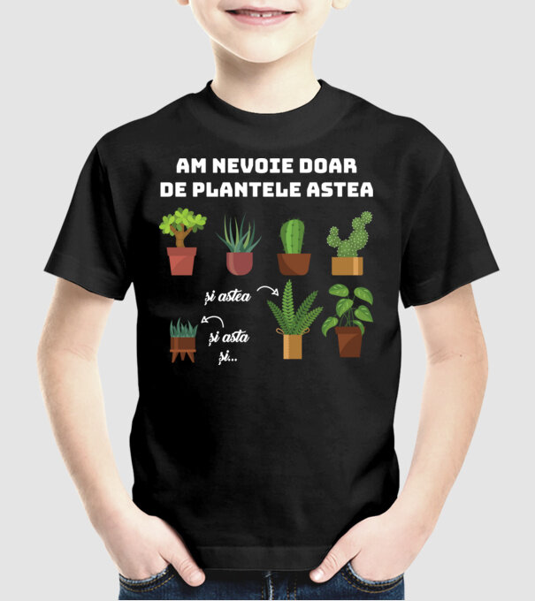 am nevoie doar de plantele astea model negru pe tricou