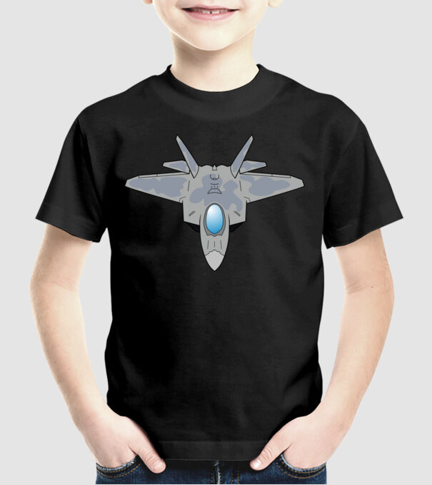 Avioane model negru pe tricou