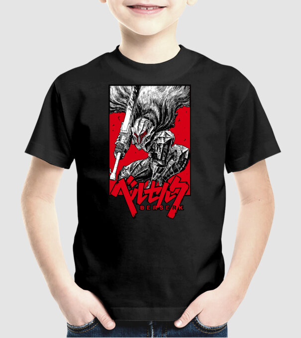 Berserk Guts model negru pe tricou