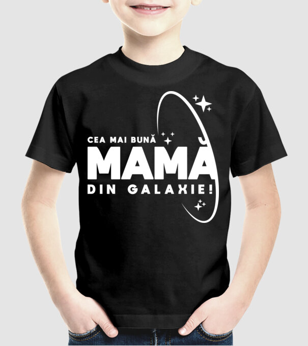 Cea mai bună bunică din Galaxie! model negru pe tricou