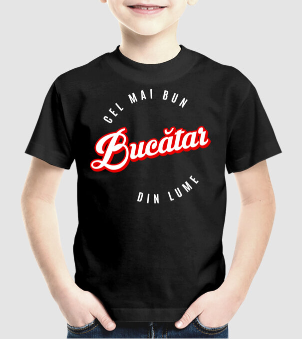 Cel mai bun BUCĂTAR din lume model negru pe tricou